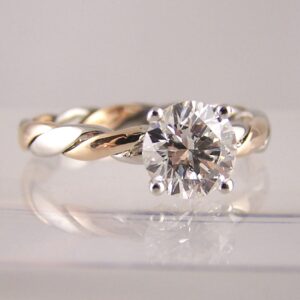 'Twist' Diamond Engagement Rings