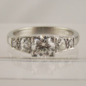 Illusion Set Diamond Engagement Rings