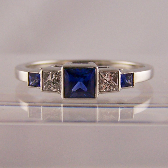 Buy Art Deco Ring/round Brilliant Cut Lab Grown Diamond Engagement Ring/eco-friendly  Diamond Ring/cvd Diamond Ring/engagement Gift for Her Online in India - Etsy