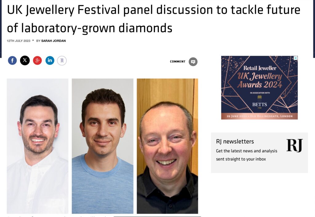 UK jewellery festival expert panel featuring Stuart Stanley