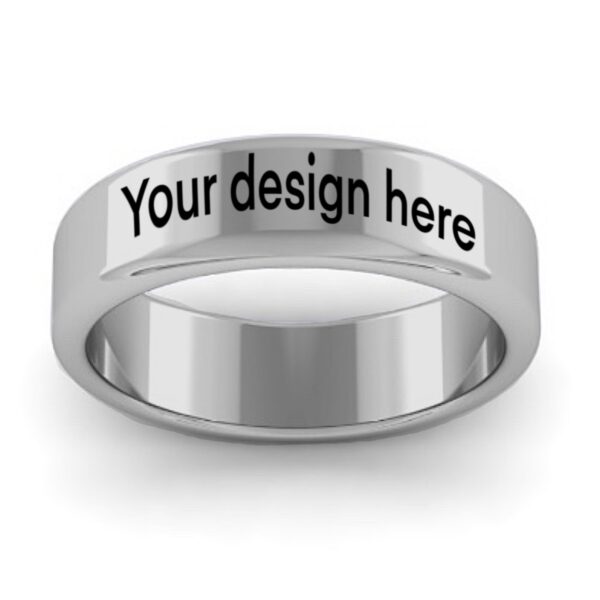 Your design here personalised ring